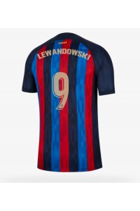Fotbalové Dres Barcelona Robert Lewandowski #9 Domácí Oblečení 2022-23 Krátký Rukáv